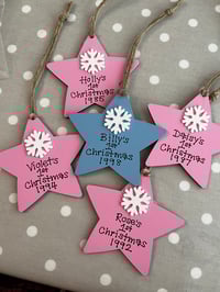 Image 6 of Personalised Star Decoration