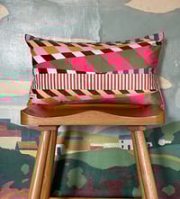 Image 6 of NEW Aviator Pink Velvet Bolster
