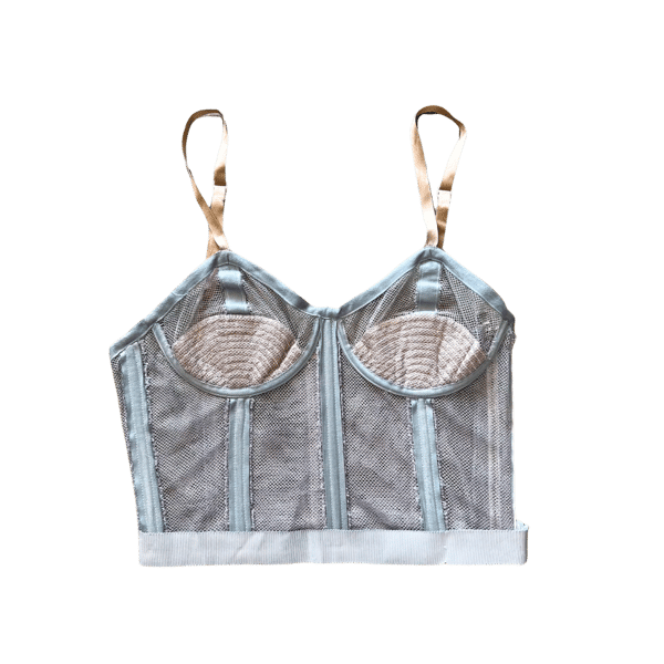 Image of PRADA MESH BUSTIER