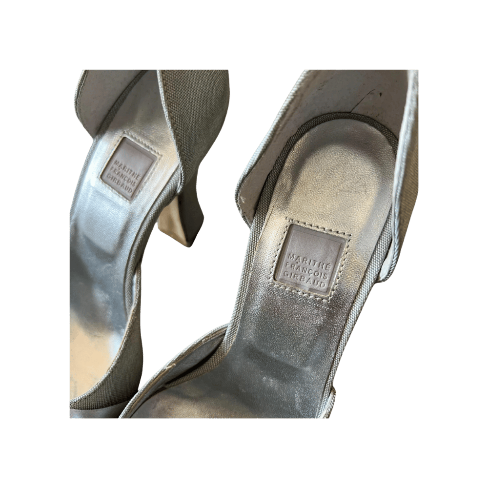 Image of SILVER BOW MARITHÉ+ FRANÇOIS GIRBAUD HEELS 