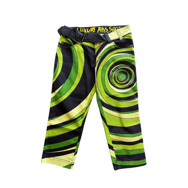 Image of MISS SIXTY LIME CAPRI PANTS