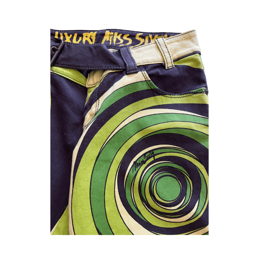 Image of MISS SIXTY LIME CAPRI PANTS