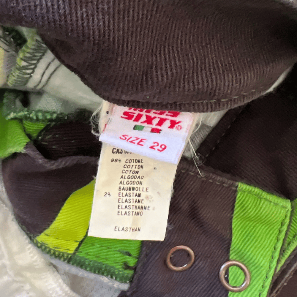 Image of MISS SIXTY LIME CAPRI PANTS