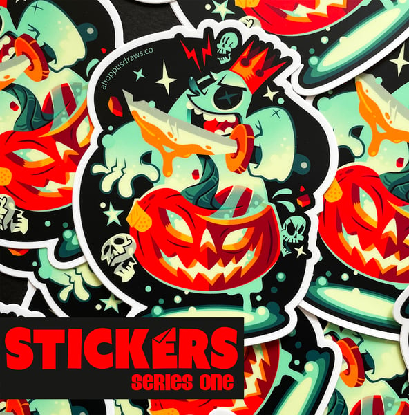 Image of 5" STICKERS Series One: Ghost Jack