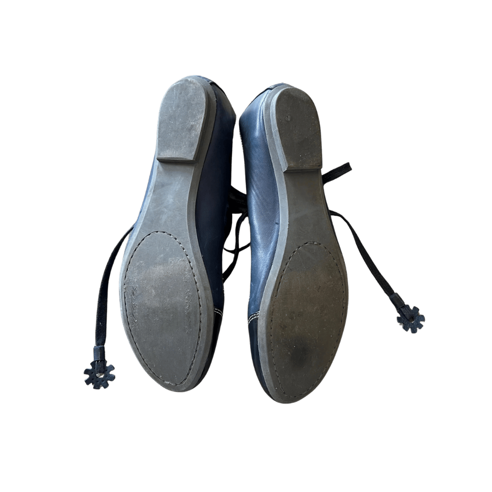 Image of LACE-UP MARITHÉ+ FRANÇOIS GIRBAUD NAVY FLATS