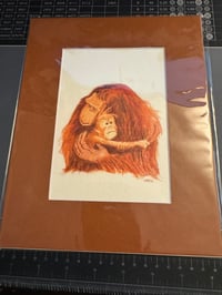 Image 3 of Orangutan Mother and Child 8x10