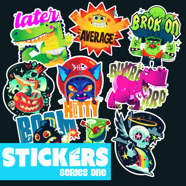 Image of STICKERS Series One Super Combo Pack