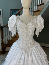 Image 4 of 1980s Tiered Pearl Dress