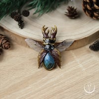 Image 5 of Stag Beetle necklace 