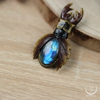 Image 2 of Stag Beetle necklace 