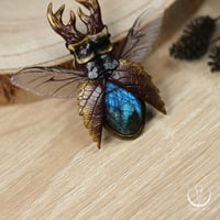 Image 7 of Stag Beetle necklace 