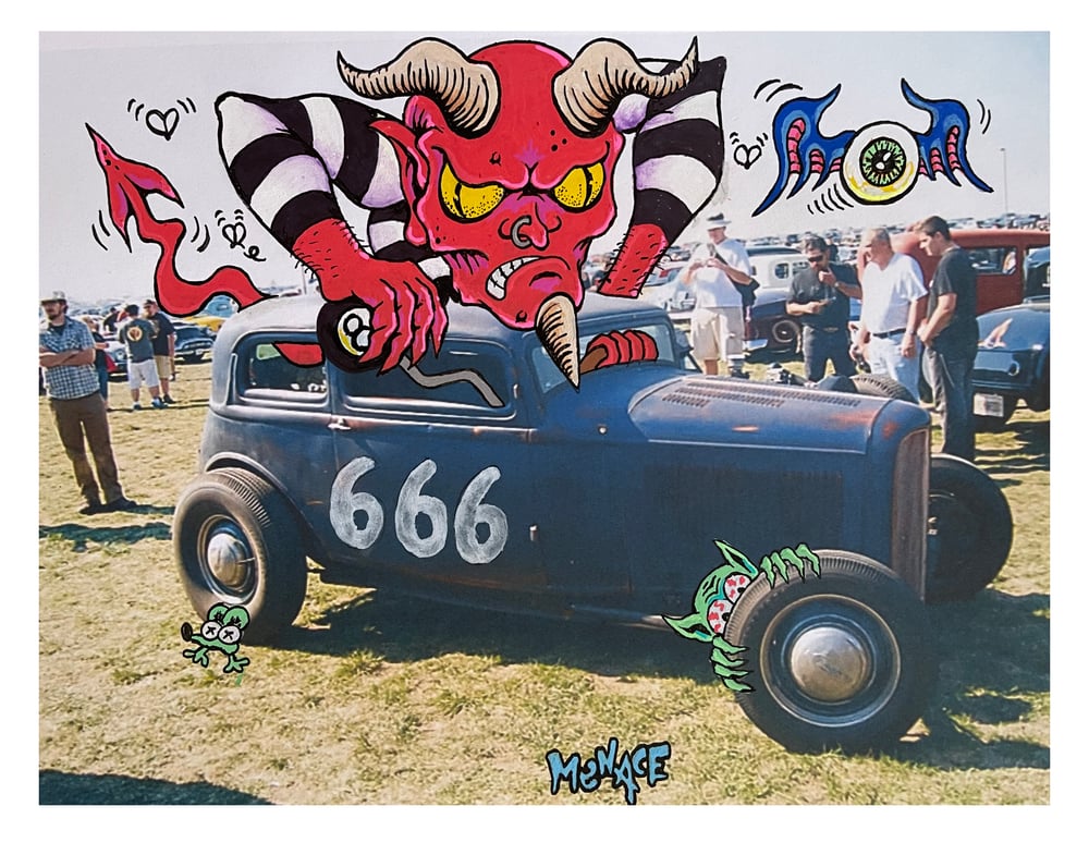 Image of Devil at your feet print