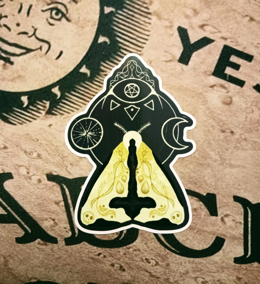 Image of Blessing Moth Vinyl Sticker 