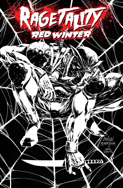 Image of RAGETALITY RED WINTER SPIDEY 1 HOMAGE COVER