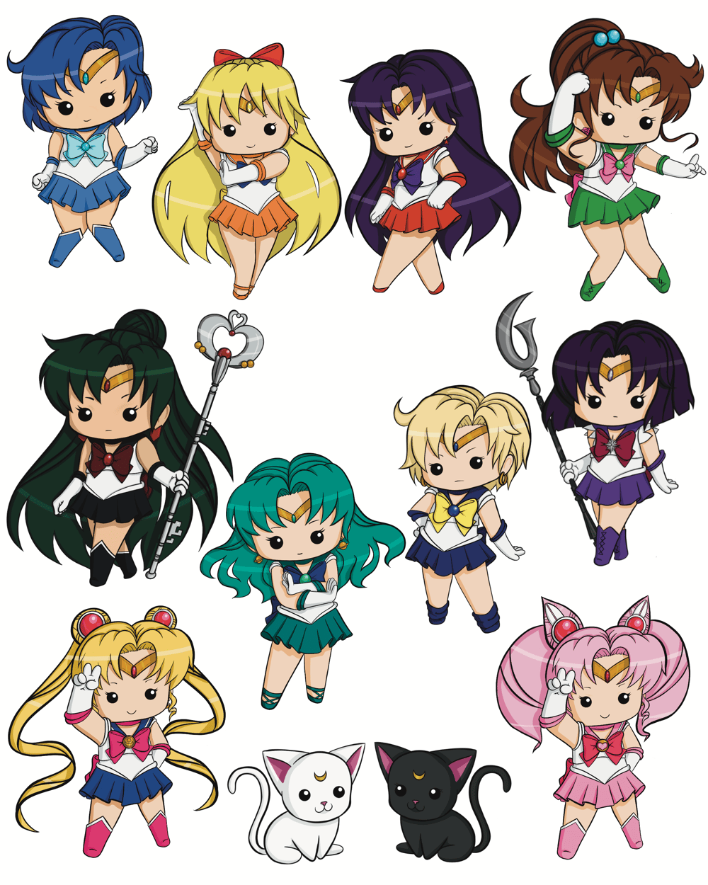 Image of Senshi Stickers