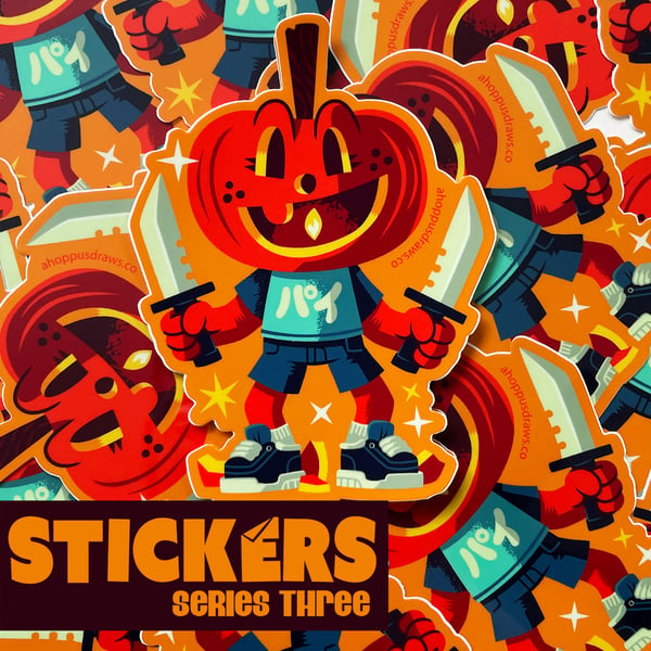 Image of 5" STICKERS Series Three: Pumpkin Pie