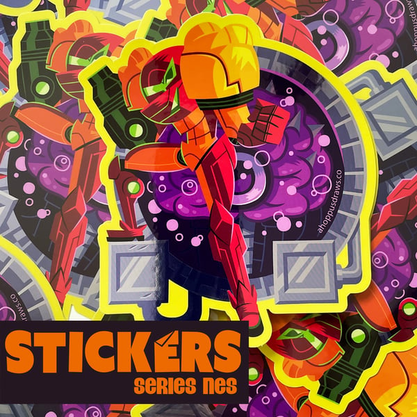 Image of 5" STICKERS Series NES: The Hunter