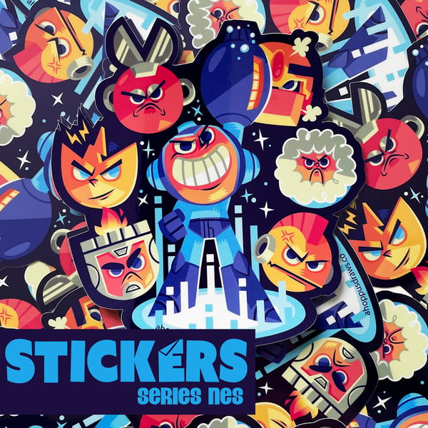 Image of 5" STICKERS Series NES: The Robot