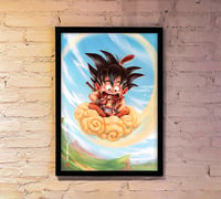 Image 2 of Kid Goku - A3 Poster Print