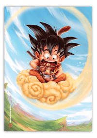 Image 1 of Kid Goku - A3 Poster Print