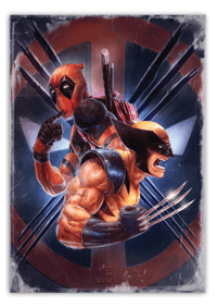 Image 1 of Deadpool & Wolverine - A3 Poster Print