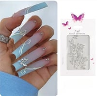 Image 2 of BUTTERFLY NAIL CHARMS