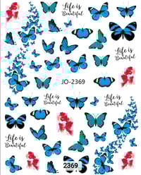 Image 2 of BUTTERFLY STICKERS