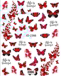 Image 3 of BUTTERFLY STICKERS