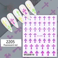 Image 3 of CROSS NAIL STICKERS