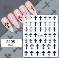 Image 1 of CROSS NAIL STICKERS
