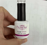 Image 3 of C&M SUPER WHITE GEL POLISH