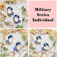 Image 3 of BTS Military Series - individual "Enamel pin -instock