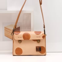 Image 1 of Dots ochre Small Crossbody Sling