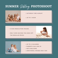 Summer Sibling Photoshoot