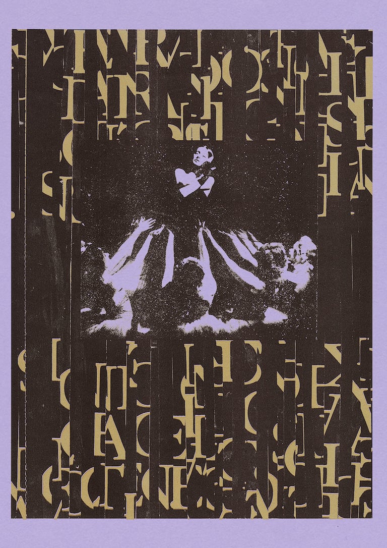 RAPTURE - A3 Limited Run Risograph Print Image 2