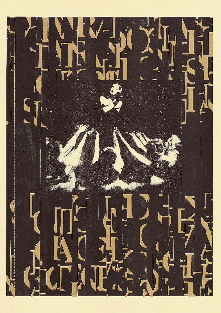 RAPTURE - A3 Limited Run Risograph Print Image 3