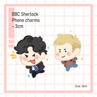 Image 1 of [Pre-order] BBC Sherlock Phone charm 3cm