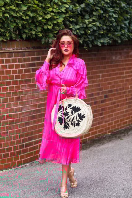 Hot Pink Dress