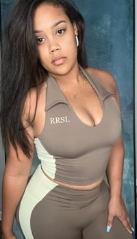 Image 1 of Beige Double RSL Yoga 2 piece 