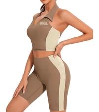 Image 4 of Beige Double RSL Yoga 2 piece 