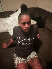 Image 2 of Black with White Visions T 