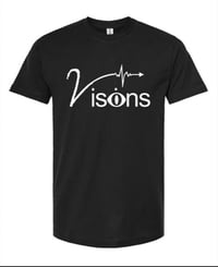 Image 1 of Black with White Visions T 