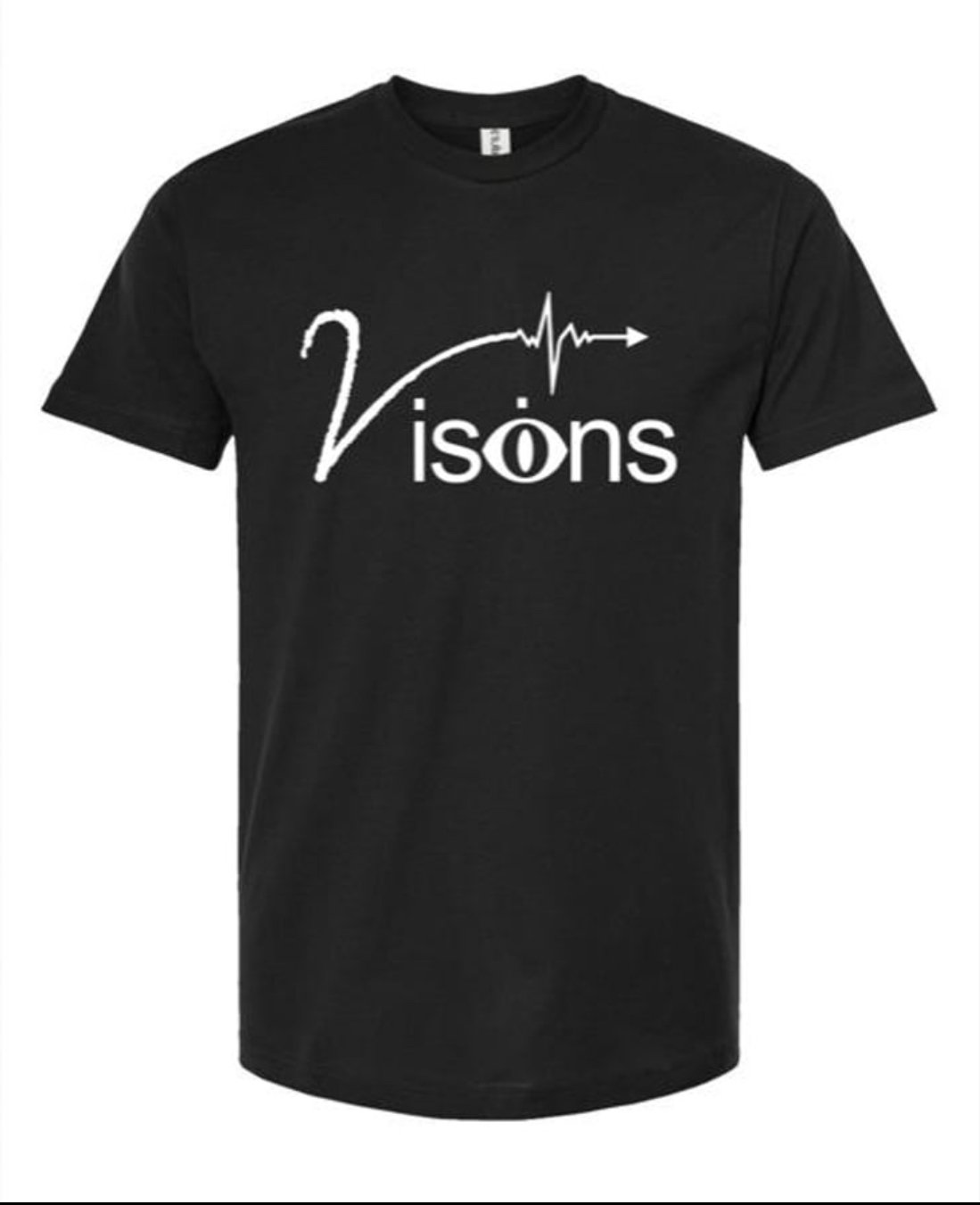 Image of Black with White Visions T 