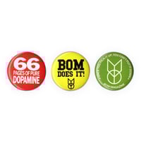 Image 2 of "PUT A PIN IN IT" BOM BUTTON PACK