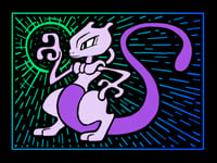 Mewtwo Print