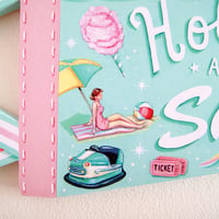 Image 3 of Holiday at the Shore pennant (wood plaque)