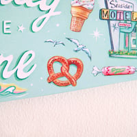 Image 5 of Holiday at the Shore pennant (wood plaque)