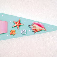 Image 7 of Holiday at the Shore pennant (wood plaque)