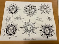 Image 1 of Lance McLain 1993 Vintage Flash Sheet “SUNS”  as is 