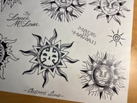 Image 2 of Lance McLain 1993 Vintage Flash Sheet “SUNS”  as is 